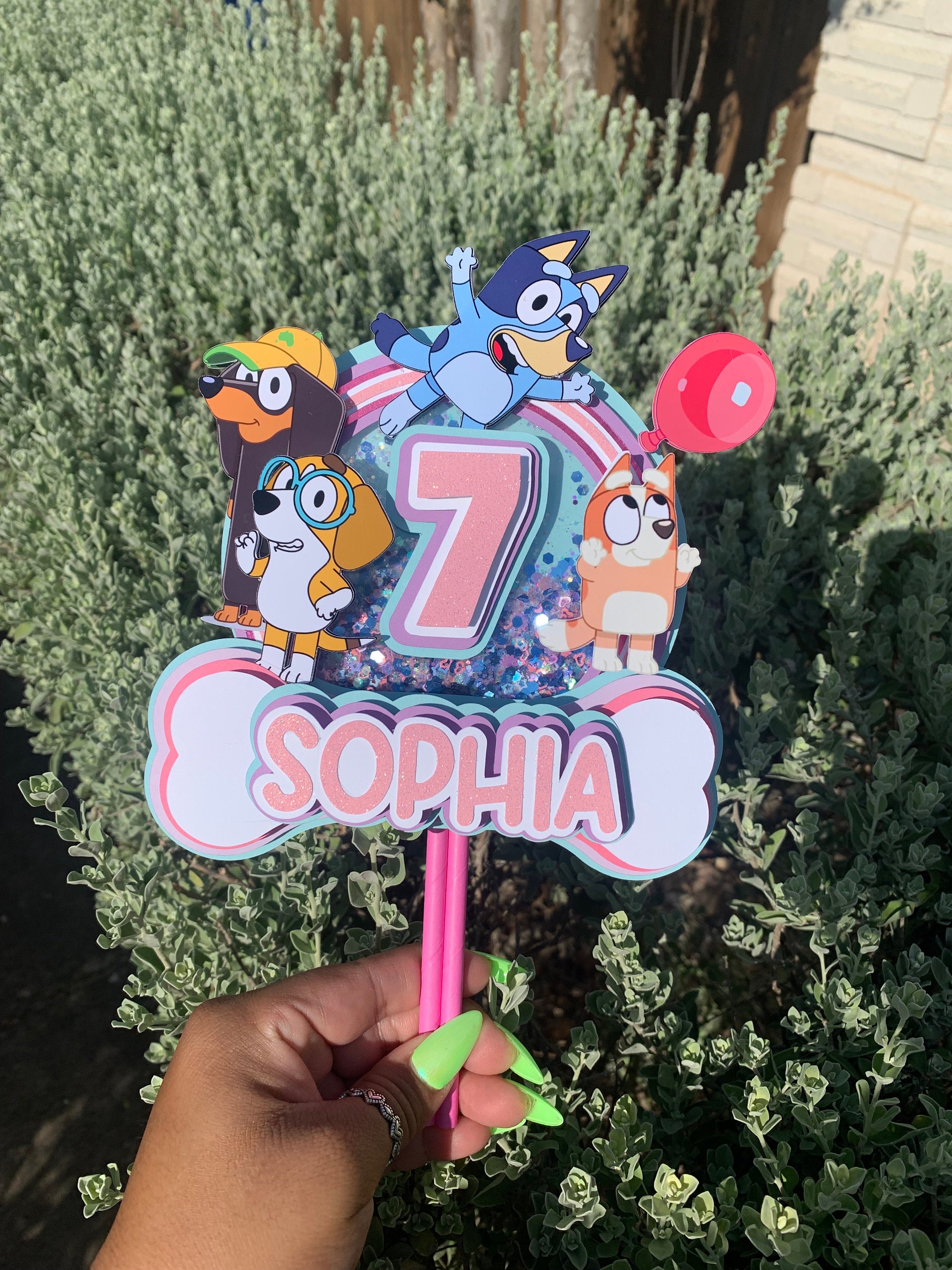Bluey Cake Topper
