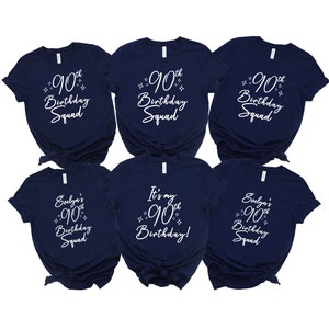 90th birthday, 90th birthday group shirts, birthday crew, personalized 90th birthday group shirts, 1934 birthday tshirts, custom birthday
