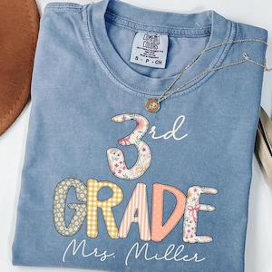 Custom third grade Teacher Shirt, Back to School Shirt, 3rd grade Teacher Gift, Teacher Appreciation, First Day of School, 3rd dream team