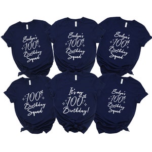 100th birthday, 100th birthday group shirts, birthday crew, personalized 100th birthday group shirts, 1924 birthday tshirts, custom birthday