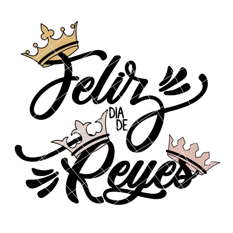 Feliz Dia De Reyes Png, Happy Kings Day in Spanish, Three Wise Men