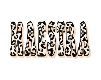 Maestra png, Teacher Spanish SVG, Maestra SVG, Teacher Svg, Spanish Teacher T-Shirt Svg, maestra Digital file, Maestra gift, sublimation