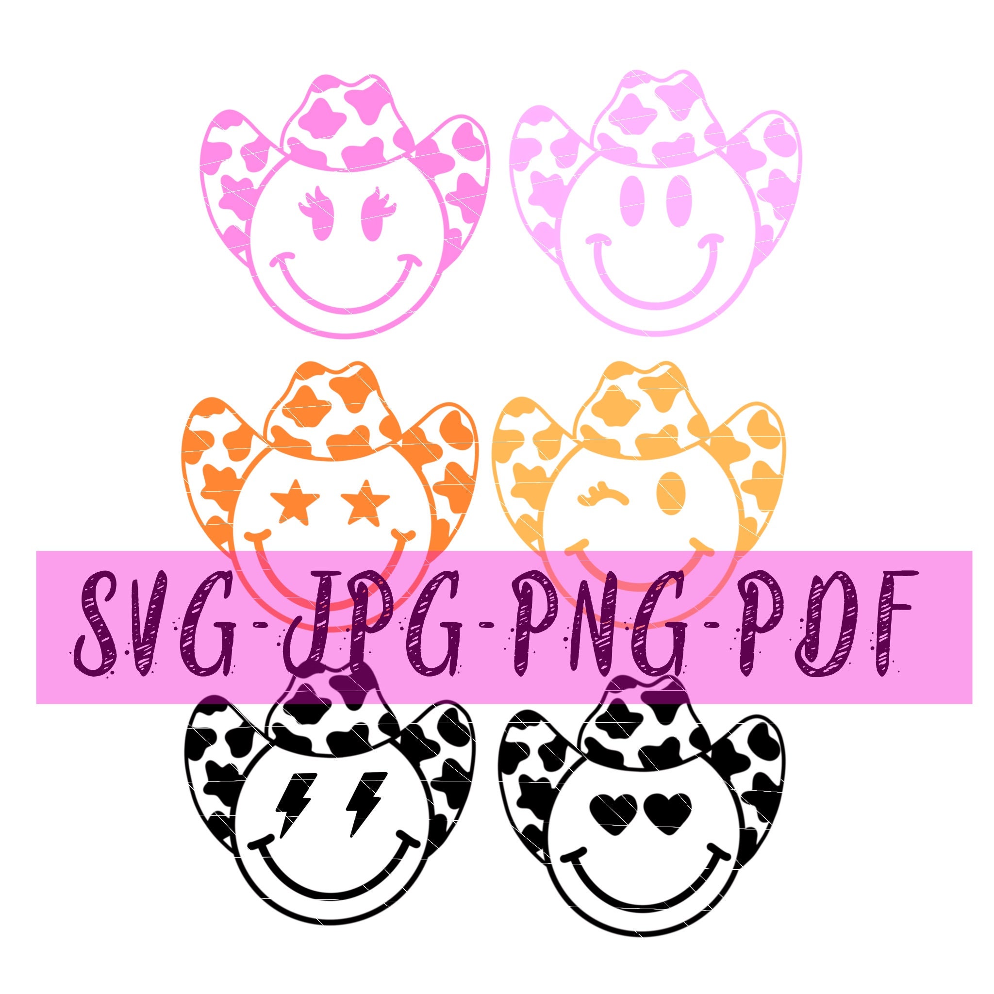 Cowboy Smiley Svg Cowboy Hat Smiley Svg Smiley Face S - vrogue.co