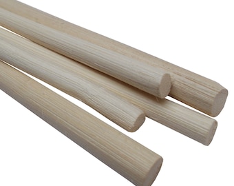 5-delige rietenset rotan onbehandeld Ø 8+10 mm (R-26)