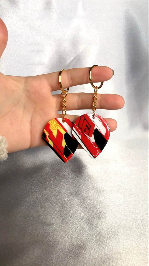 F1 helmet cheap keyring