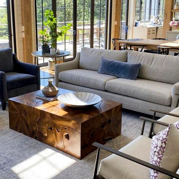 Reclaimed Wood Coffee Table - Etsy