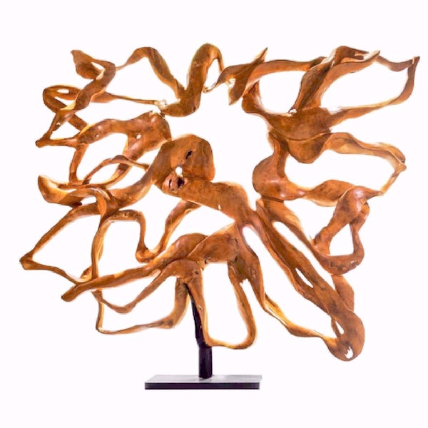 Wood Sculpture Wall Etsy