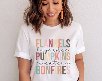 Fall Shirts, Thanksgiving Tee, Cute Fall Shirts, Fall Graphic Tees, Women's Fall Tee, Fall T-Shirt, Cute Fall Tees