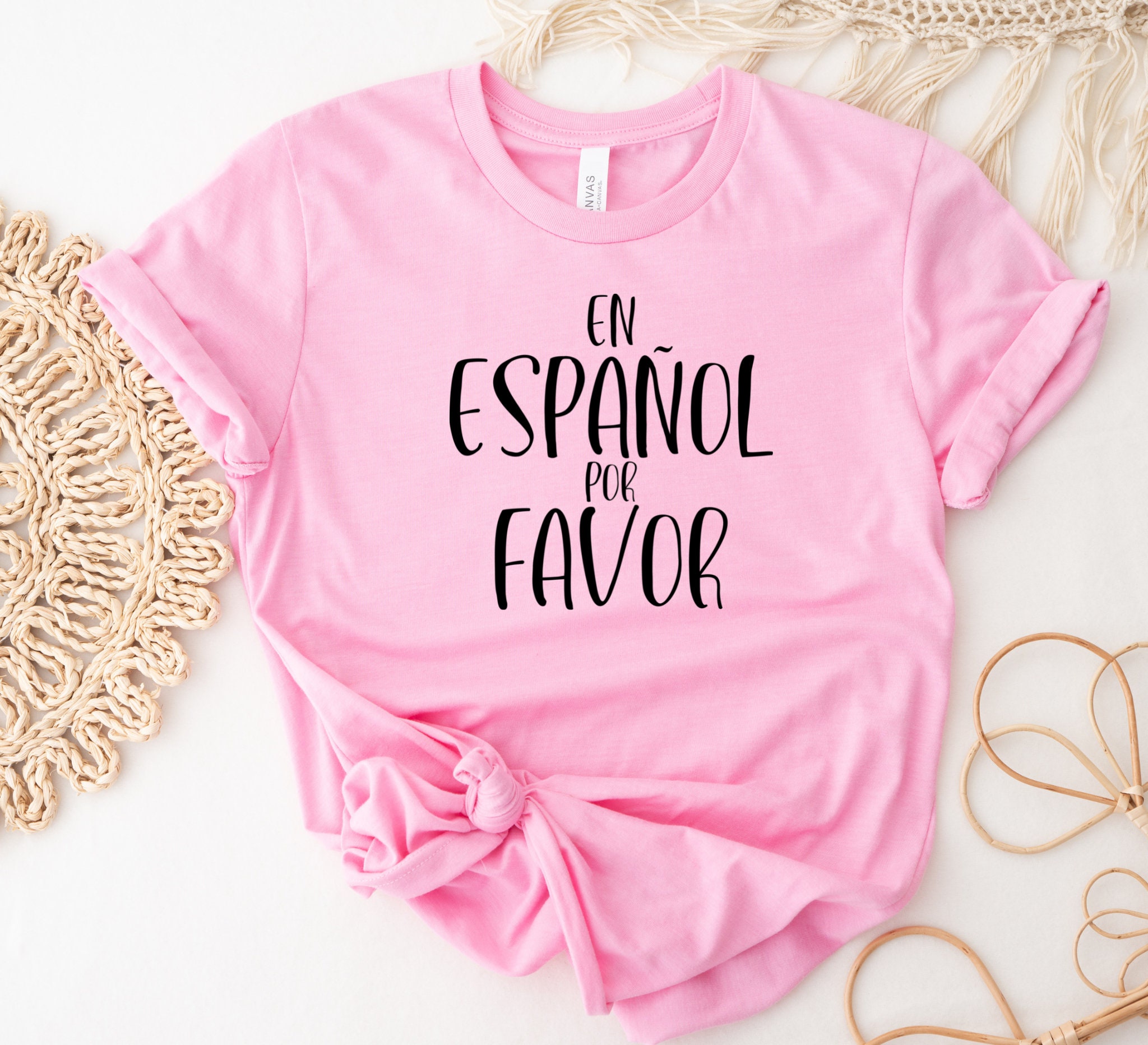 Funny Spanish T Shirt, Maestra, Spanish Teacher Gifts, En Espanol Por