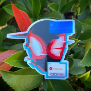 Super Hero Glitch Sticker