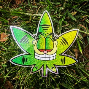Garfajuana Vinyl Weatherproof sticker Cartoon decal