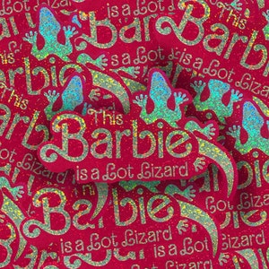 Lizard Glitter Sticker