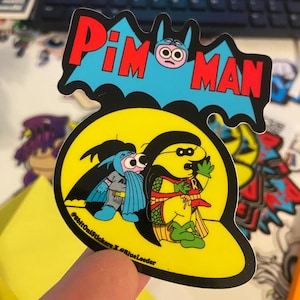 Pim Man Swim Sticker für Erwachsene