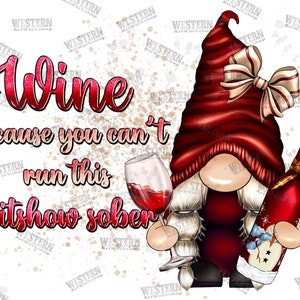 Wine Gnome Png Sublimation Design, Wine gnome PNG, Digital download, wine gnome, Sublimation, wine gnomes, gnome decal, wine gnome images