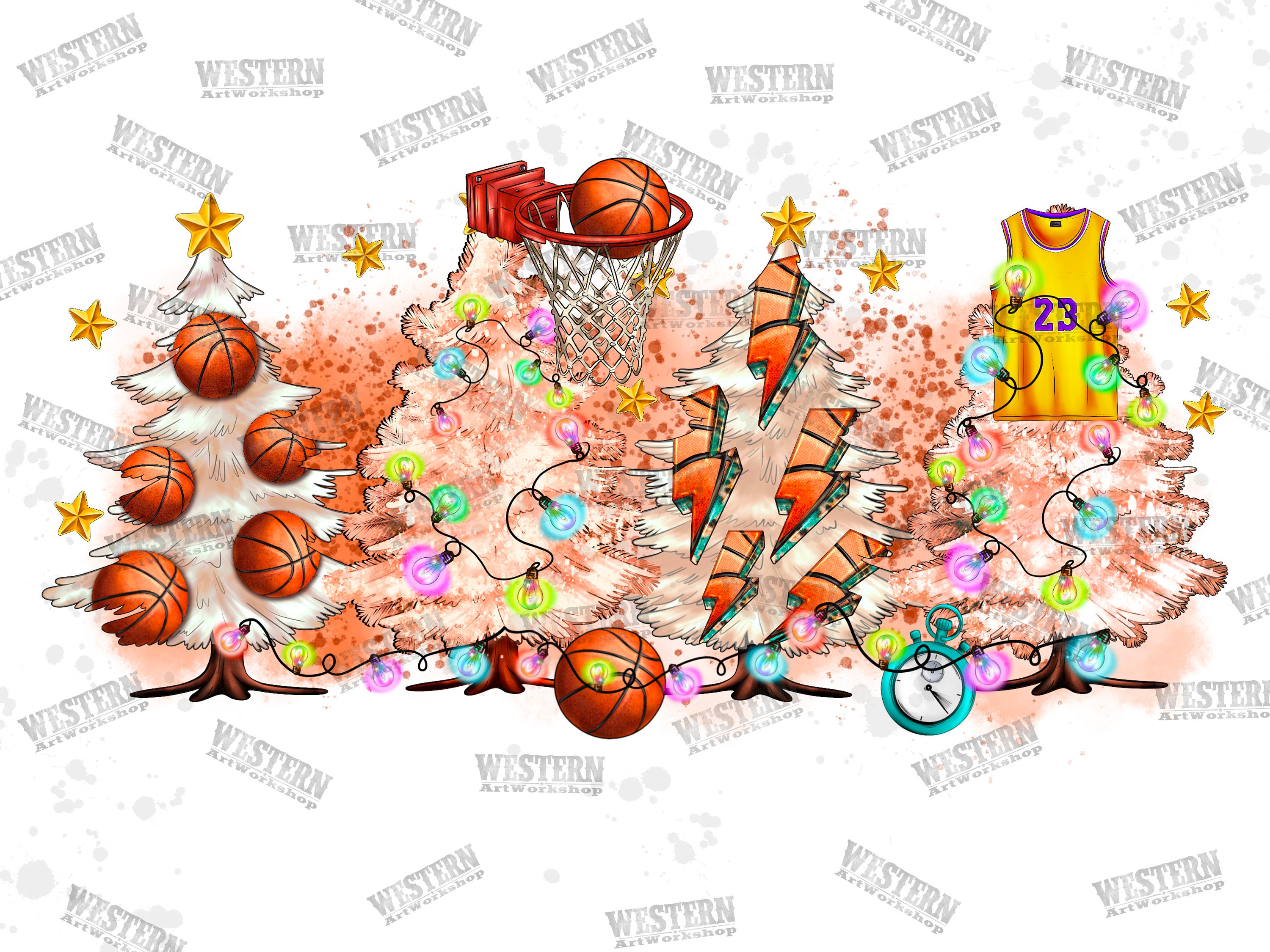 Christmas Tree Basketball Png Sublimation Design,Merry Christmas Png,Basketball Christmas Trees Png,Basketball Clipart Png,Digital Download