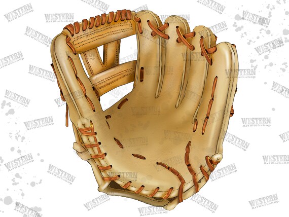 Baseball Glove Png Hand Drawn Baseball Glove Png Baseball - Etsy