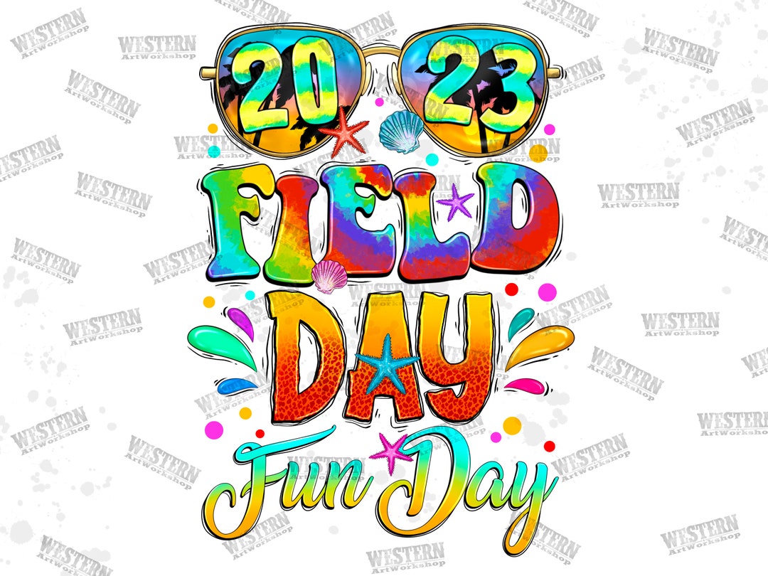 Field Day Fun Day 2023 Png, Sublimation Design Download, Western Png