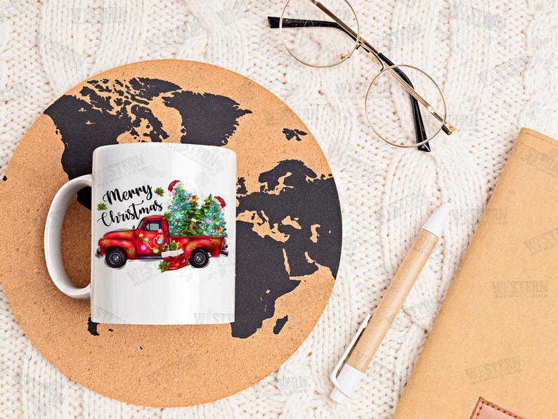 Merry Christmas Truck Pngmerry Christmas Pngchristmas Gift - Etsy