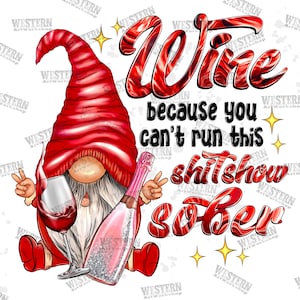 Wine gnome PNG, Digital download, wine gnome, Sublimation, wine gnomes, gnome decal, wine gnome images, waterslide images, tumbler graphics