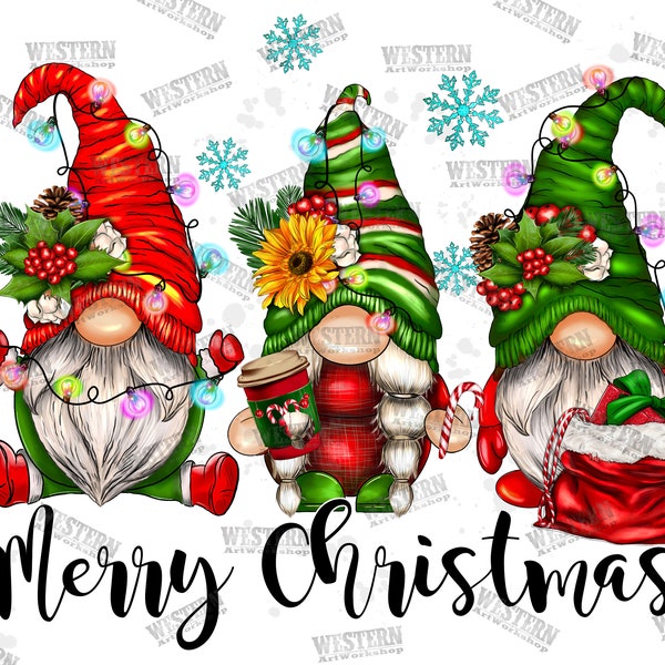 Merry Christmas Gnomes Png, Christmas Gnomes Png, Christmas Gnome,Gnome Png,Gnomes Sublimation Design,Hand Drawn Gnomes Png,Digital Download