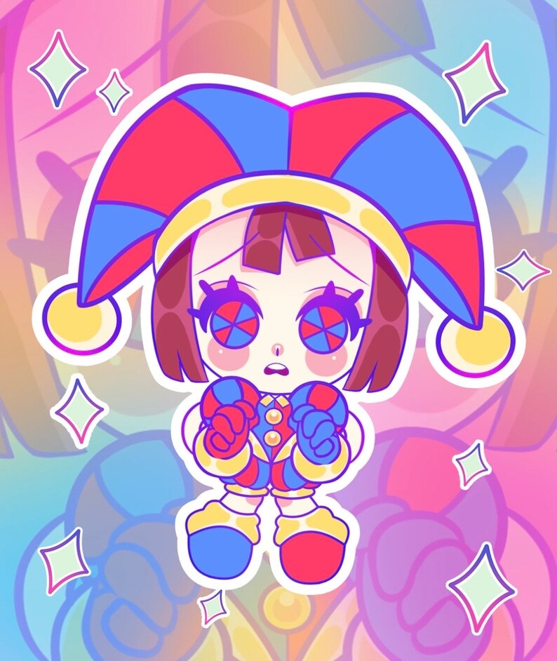 POMNI the Amazing Digital Circus stickers - Etsy