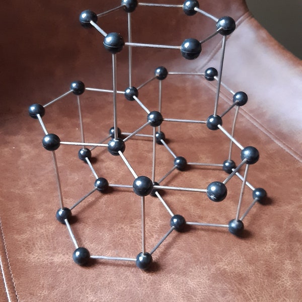 Vintage Atomic Molacular Model,Educational Model 60',Chemistry Crystal Structure