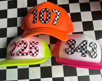 Custom Racing Trucker Hat,Race Hat,Custom hat,Moto Mom,Motocross, Mama,Motocross Supercross Dirt track,dirtbike, number plate, holeshot