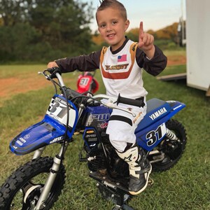 Motocross Dirt Bike Gear, Toddler, Youth, Child, Supercross Gear, Dirt Bike Gear, Stacyc, BRAAP, KTM, pw50, Holeshot,Ktm,Orion, custom gear image 2