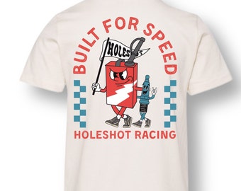 Racing Tee Built For Speed Motocross Supercross Dirt Track Dragracing dirt bike father and son matching fathers Day vintage tees