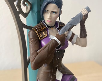 Caitlyn Fan Art 3D Resin Statue, Painted Garage Kit (20cm) 16k