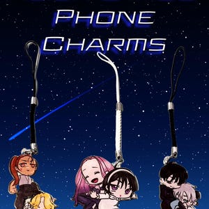 Adornos acrílicos para teléfono con diseño de extraterrestres