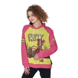 Poppy Playtime Huggy WuGgy Hoodie, Realista Salsicha Monstro