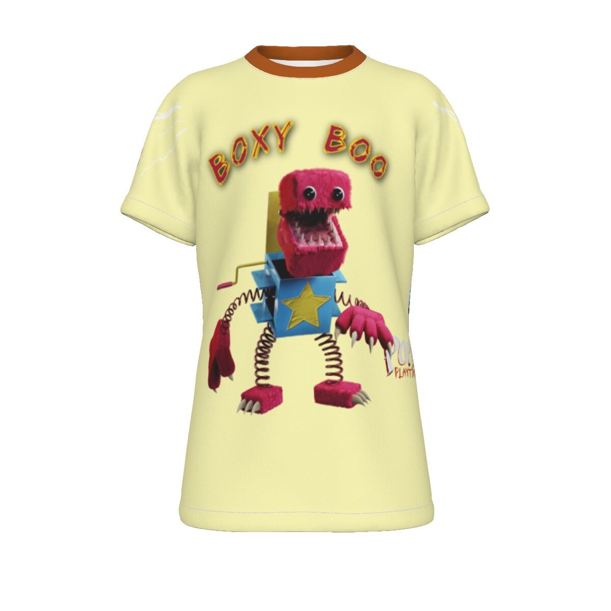 Poppy Playtime Boys' Bad Guys Huggy Mommy Long Legs Boxy Boo T-Shirt