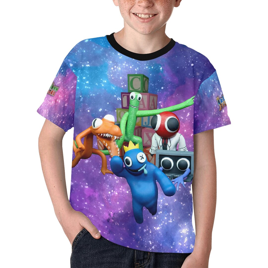 Kids Rainbow Friends Orange Shirt – firebeastus