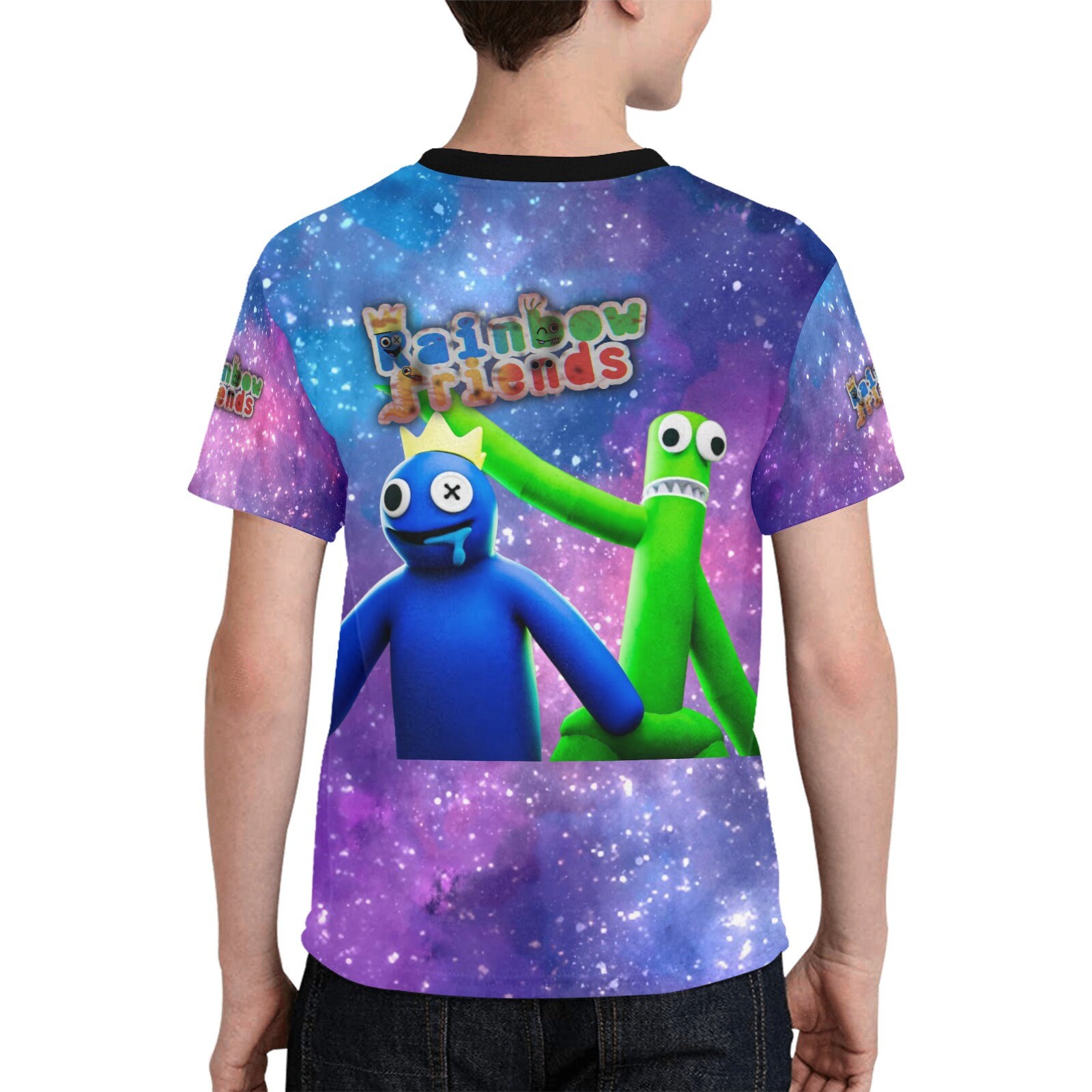 Kids Rainbow Friends Shirt Blue