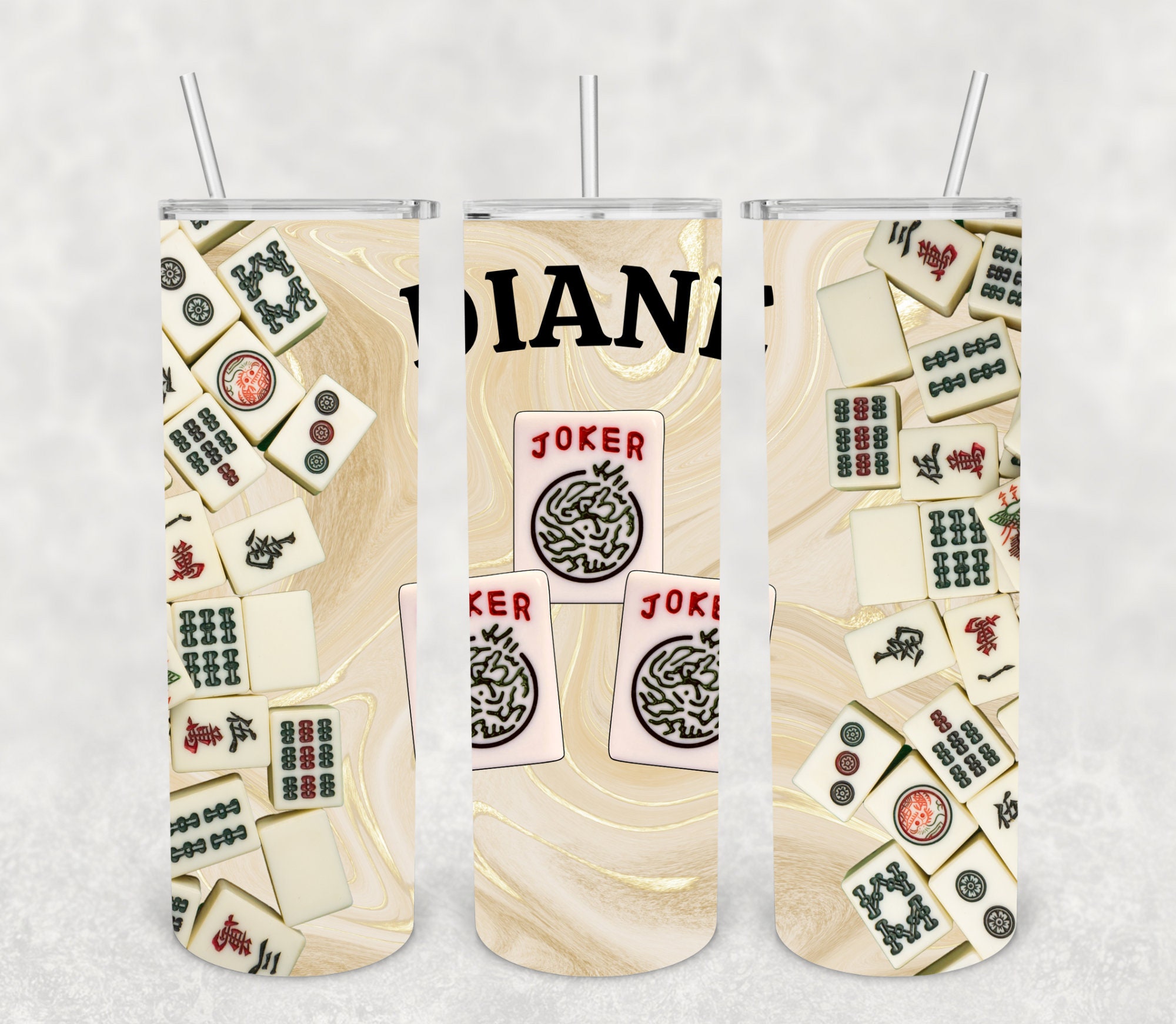 CUSTOMIZABLE Mahjong gift set - Personalized Mahjong game – UwU