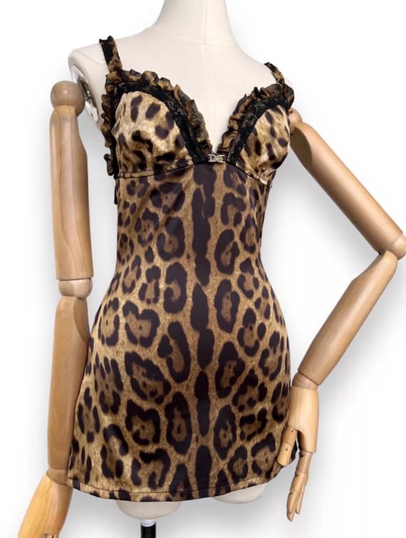トップス D&G DOLCE&GABBANA Leopard Camisole 13713710_17000912_600.jpg