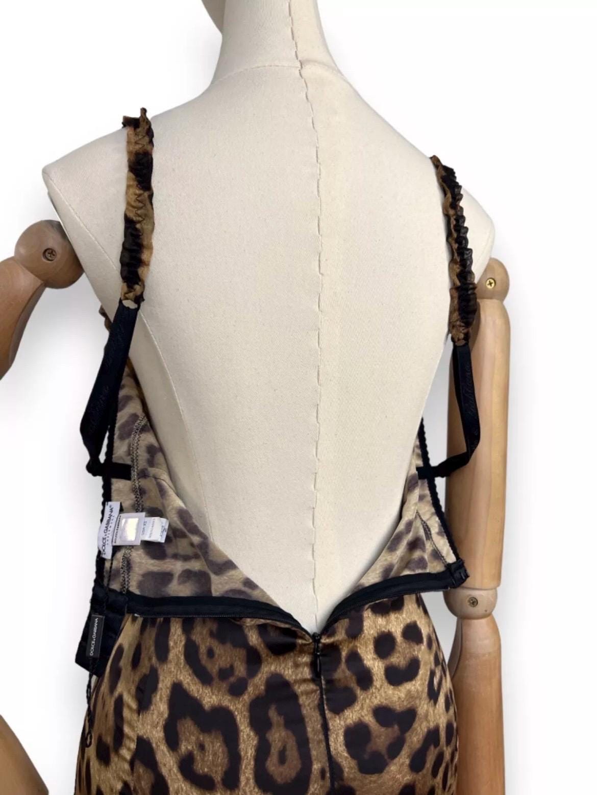 トップス D&G DOLCE&GABBANA Leopard Camisole 13713710_17000912_600.jpg