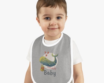 Baby Bib Lovely Whale