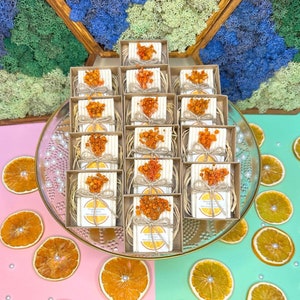Mini scatole di saponette carine, sapone ai fiori d'arancio, regali di sapone profumato, regali di design personalizzati fatti a mano, fai da te, regali per gli ospiti all'ingrosso