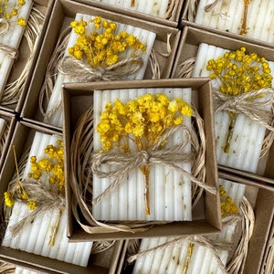 Festa del limone, decorazioni per feste concettuali, piccola bellezza, la piccola bellezza è in arrivo, decorazioni in sapone con fiori gialli, sapone per la festa nuziale