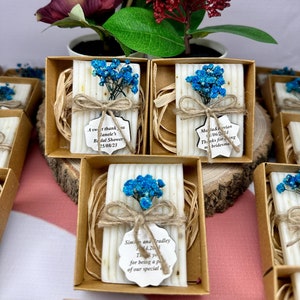 Sapone profumato per matrimonio sfuso, bomboniere personalizzate per gli ospiti, bomboniere per la doccia nuziale, regali di sapone, bomboniere per il matrimonio, sapone fatto a mano
