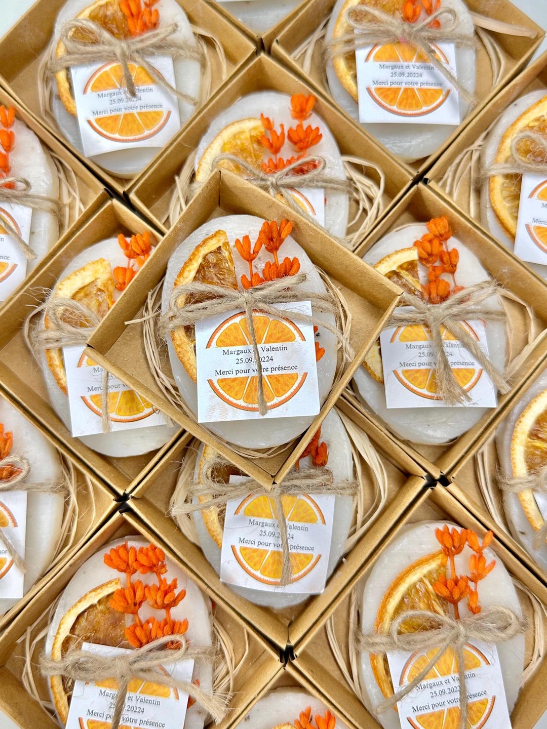 Orange Lavender Favors, Wedding Favors for Guests in Bulk, Personalized ...