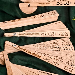 40PCS Personalized Wedding Favors Fan,Beach Wedding Favors,Fan for Wedding,Wedding Favor Fans,Wood Wedding Fans,Wedding Gifts,Wedding Gift