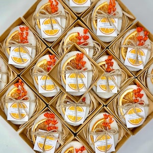 Orange Lavender Favors, Wedding Favors for Guests in Bulk, Personalized ...