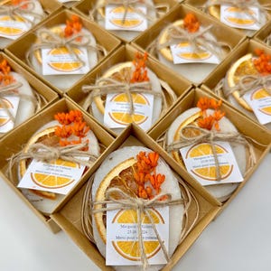 Orange Lavender Favors, Wedding Favors for Guests in Bulk, Personalized ...