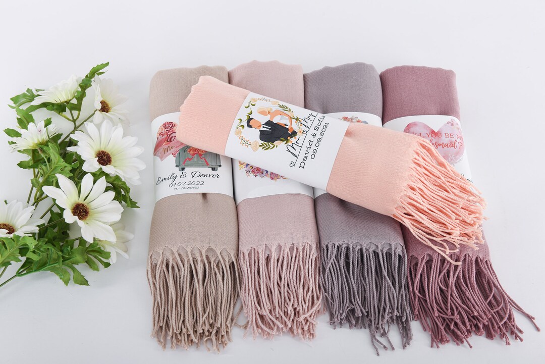 60 Pcs Bulk Pashminas Wedding Favors Pashmina Bulk Shawl Etsy