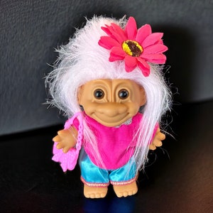 Vintage Troll Puppe Russ Troll