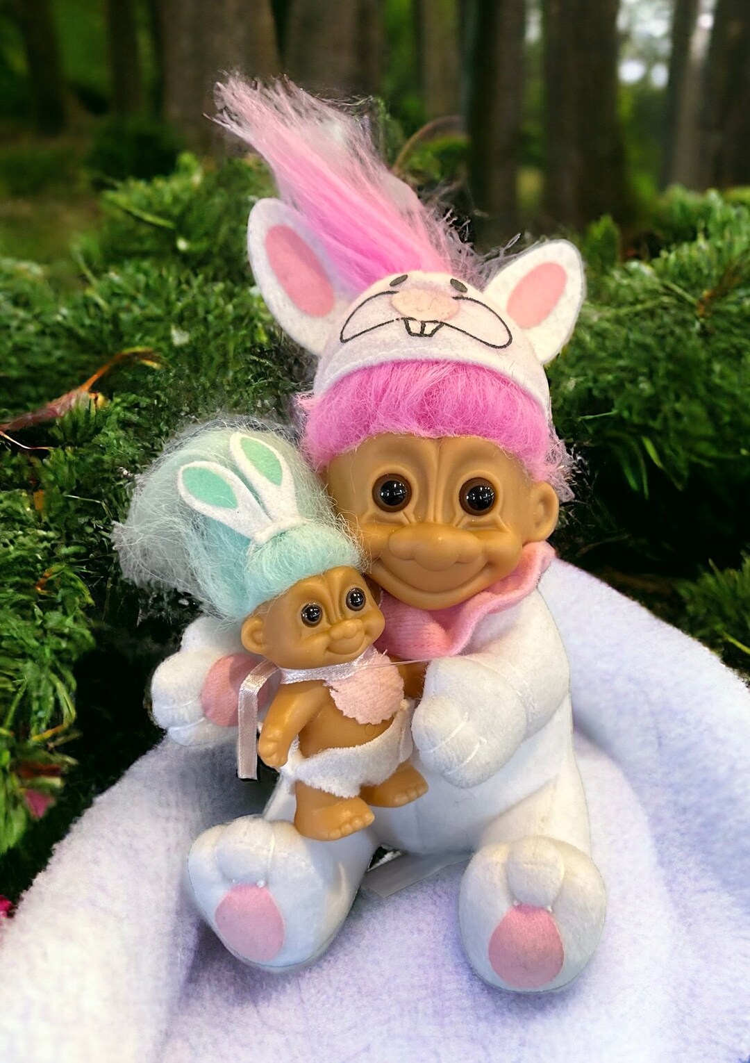 Vintage Troll Doll 7 Plush and Soft Troll Doll Precious Bunny Troll ...
