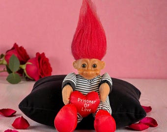 ヴィンテージ トロール おもちゃ人形 赤毛 - Etsy 日本